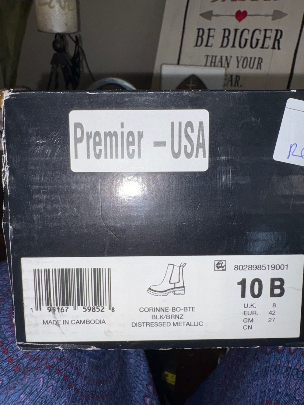 Lauren Ralph Lauren Corinne Metallic Gold Distress Chelsea Lug Sole Boots 10 NWT - Picture 16 of 17